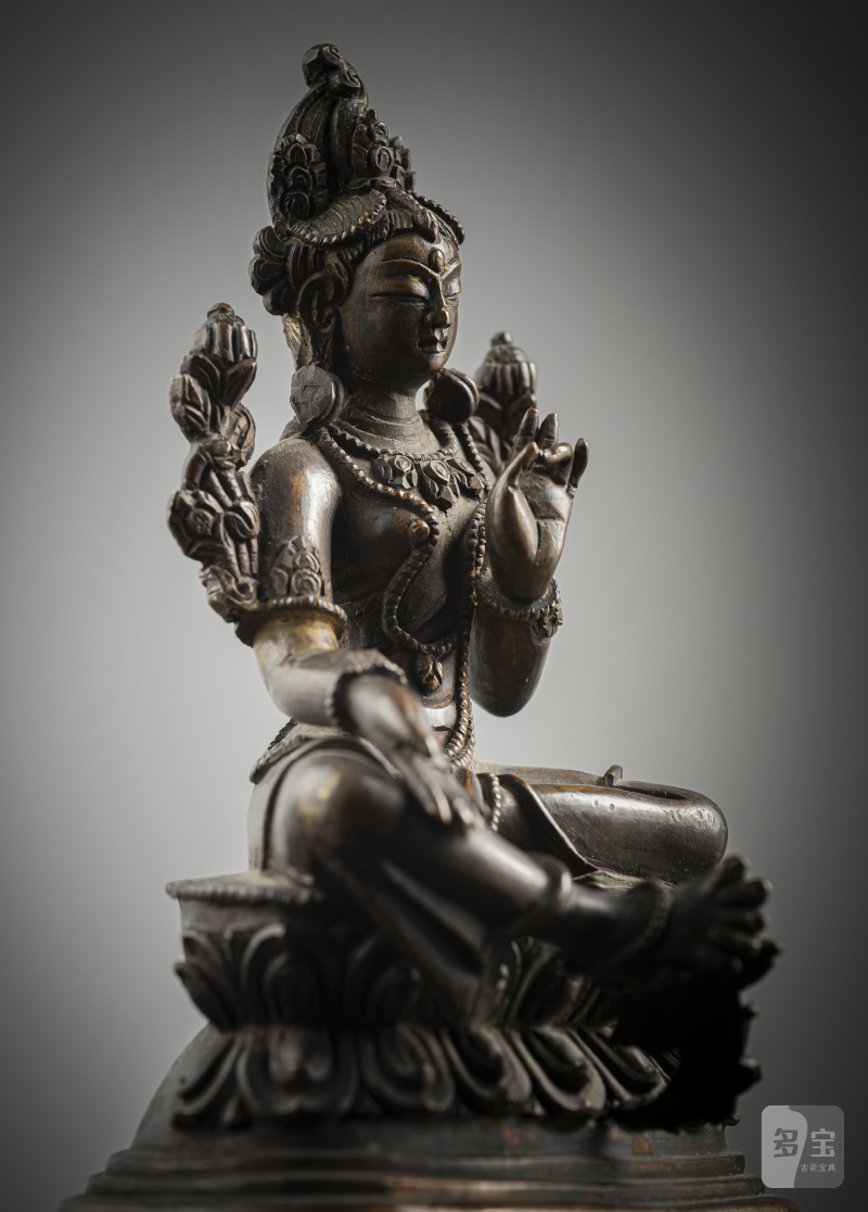 A BRONZE FIGURE OF SYAMATARA - 图5